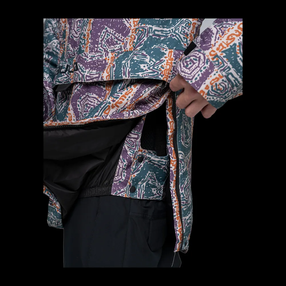 Clearance Bula Liftie Insulated Anorak - Herre Skijakke Multi