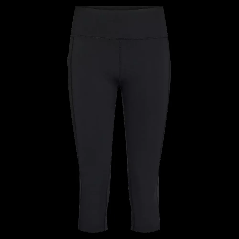 Hot Nico Liv Capri, W - Dame Fitness Capri Sort