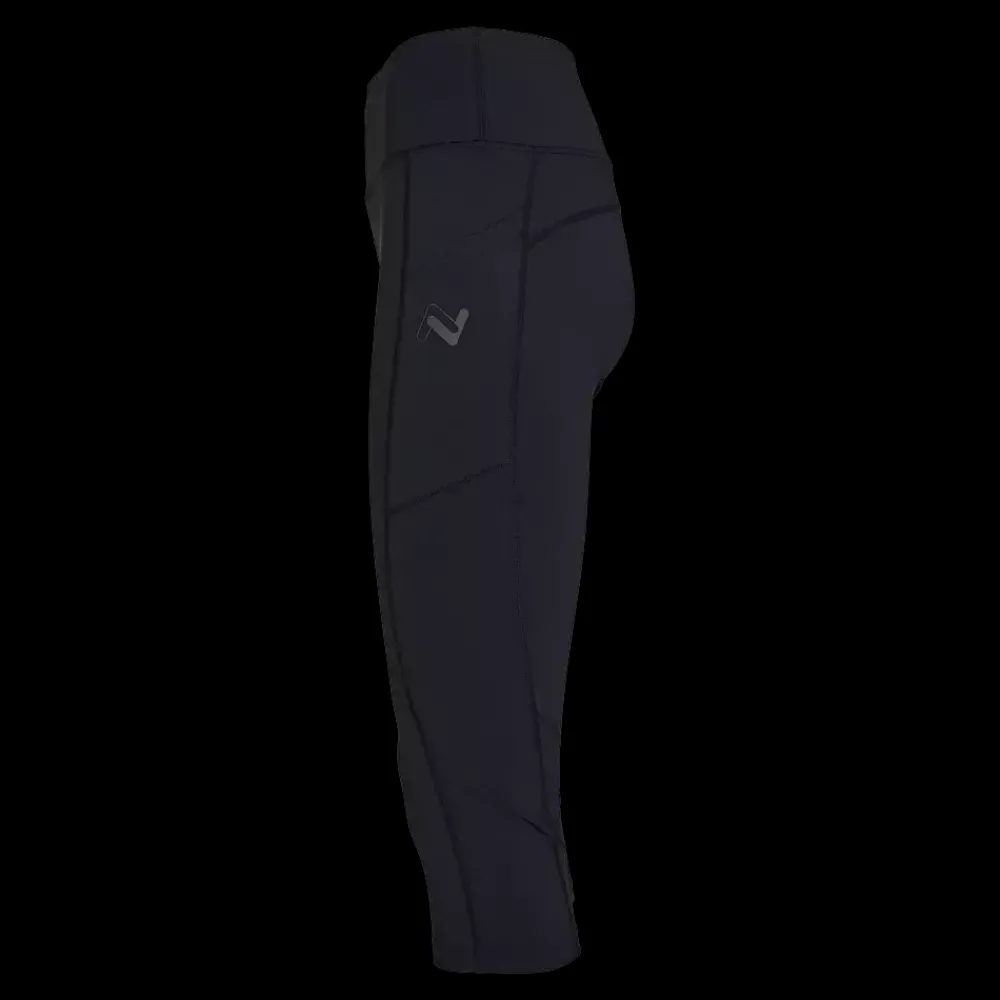 Hot Nico Liv Capri, W - Dame Fitness Capri Sort