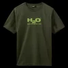 Discount H2O Logo T-Shirt -  Kortærmede T-shirt Grøn