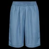 Best Fabrin Copenhagen Lyocell Shorts 25, W. - Dame Shorts Blå