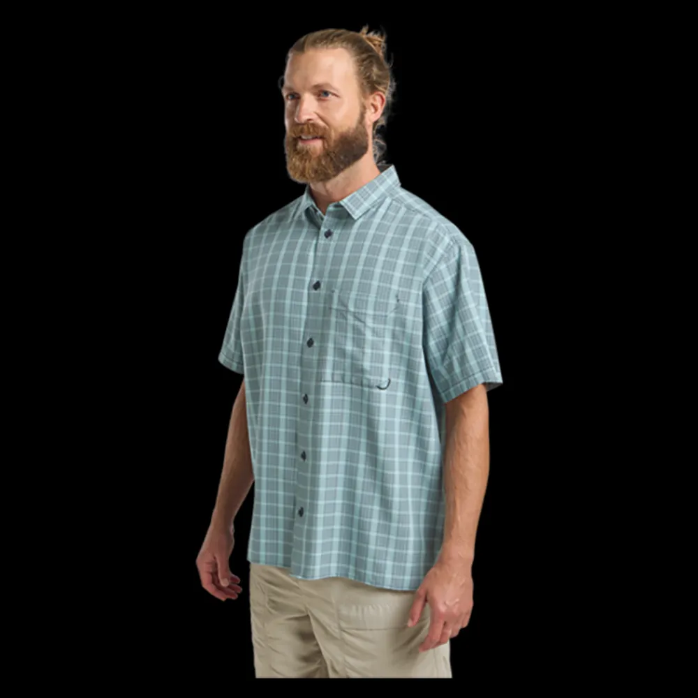 Best Jack Wolfskin Meseta Shirt - Herre Skjorte Blå