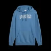Online Puma MM Hoodie Fl - Herre Sweatshirt Blå