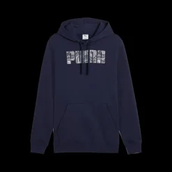 Online Puma MM Hoodie Fl - Herre Sweatshirt Blå