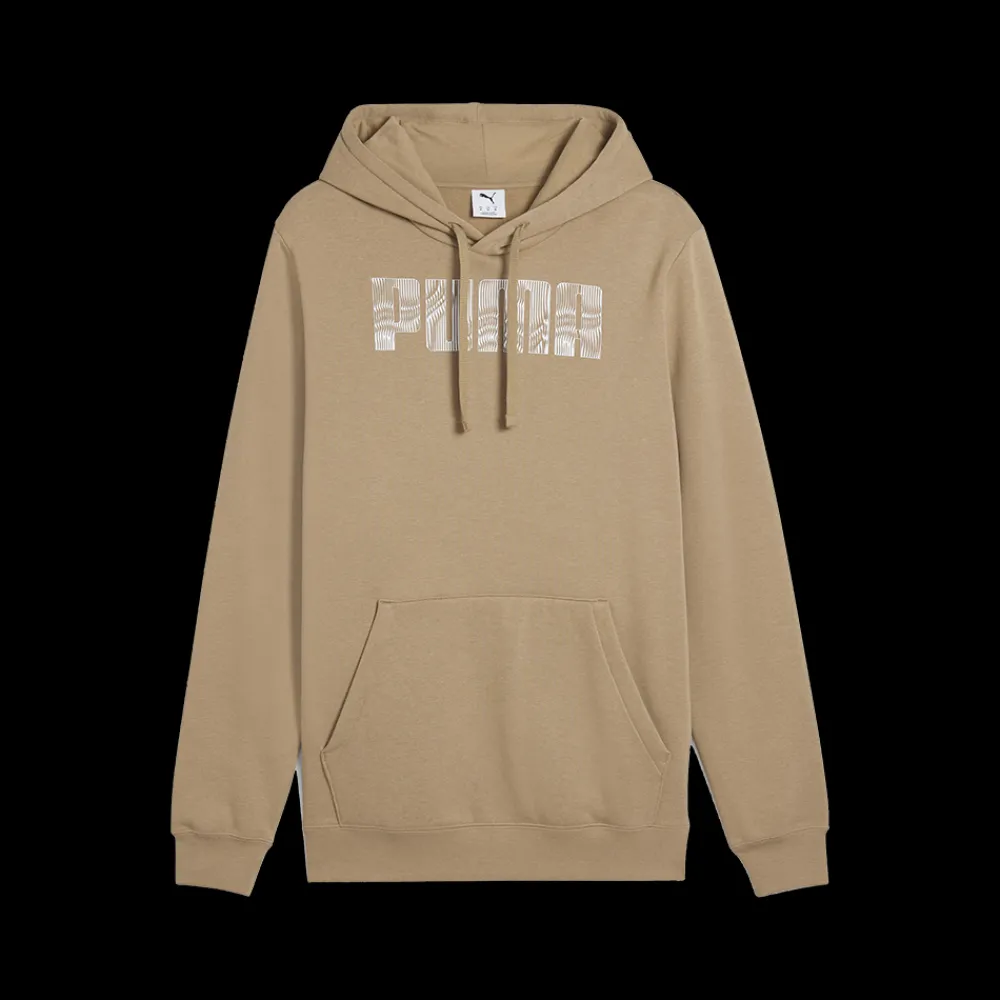 Sale Puma MM Hoodie Fl - Herre Sweatshirt Sand