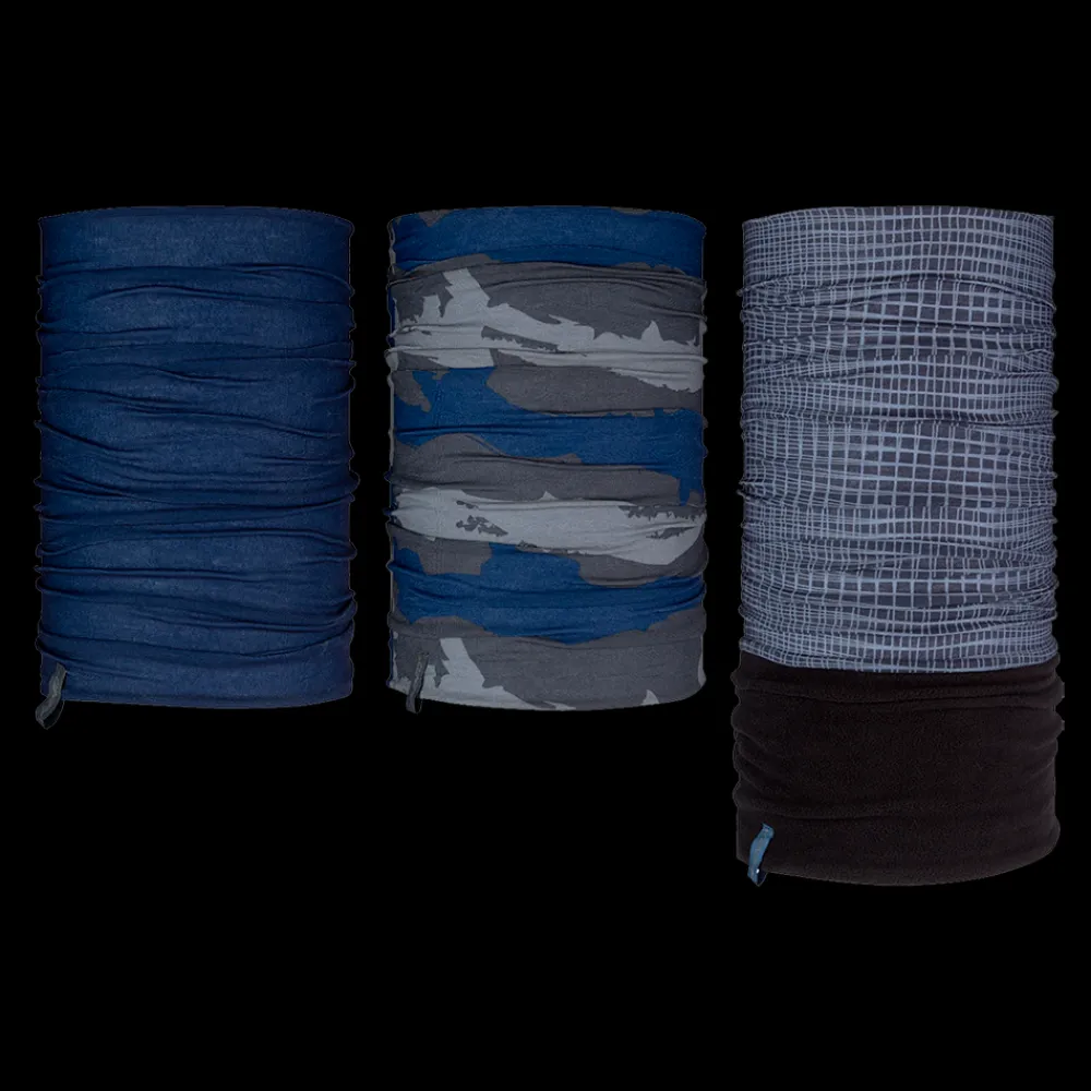 Discount Avento Neckwarmer Set of 3 - Voksen Halsedisse Blå