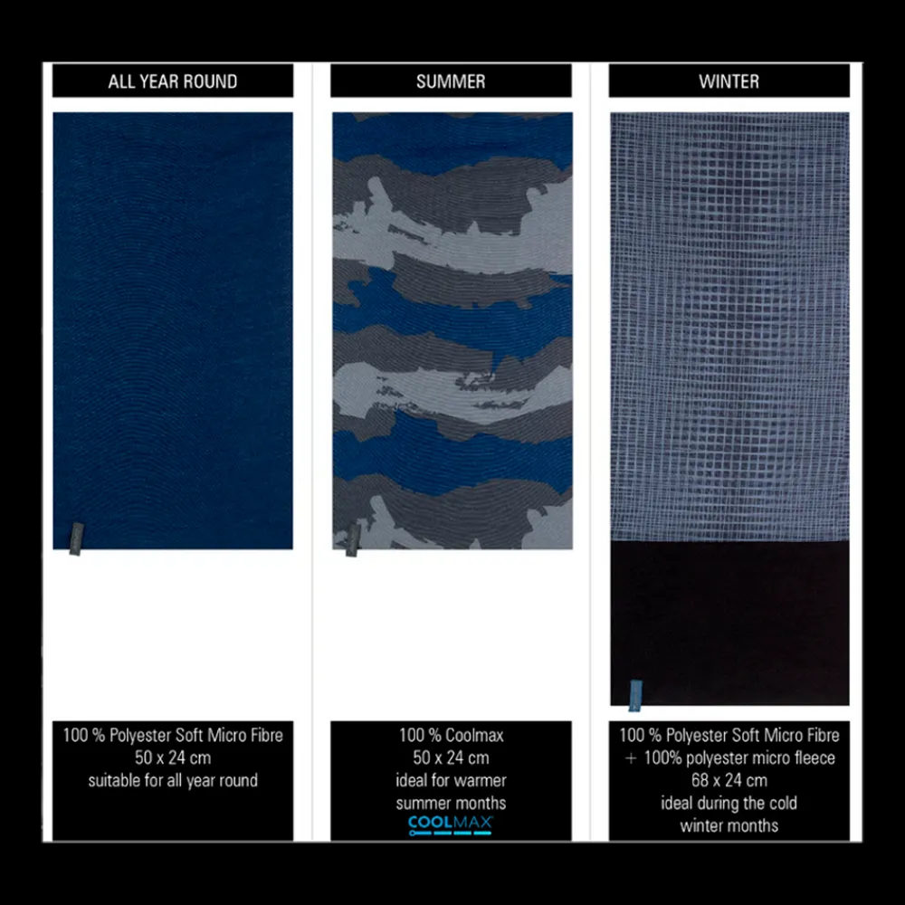 Discount Avento Neckwarmer Set of 3 - Voksen Halsedisse Blå