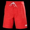 Outlet Helly Hansen Newport Board Shorts - Herre Badeshorts Rød