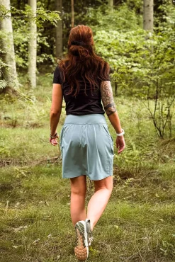 Outlet Nord Malene, W. - Dame nederdel med shorts Blå