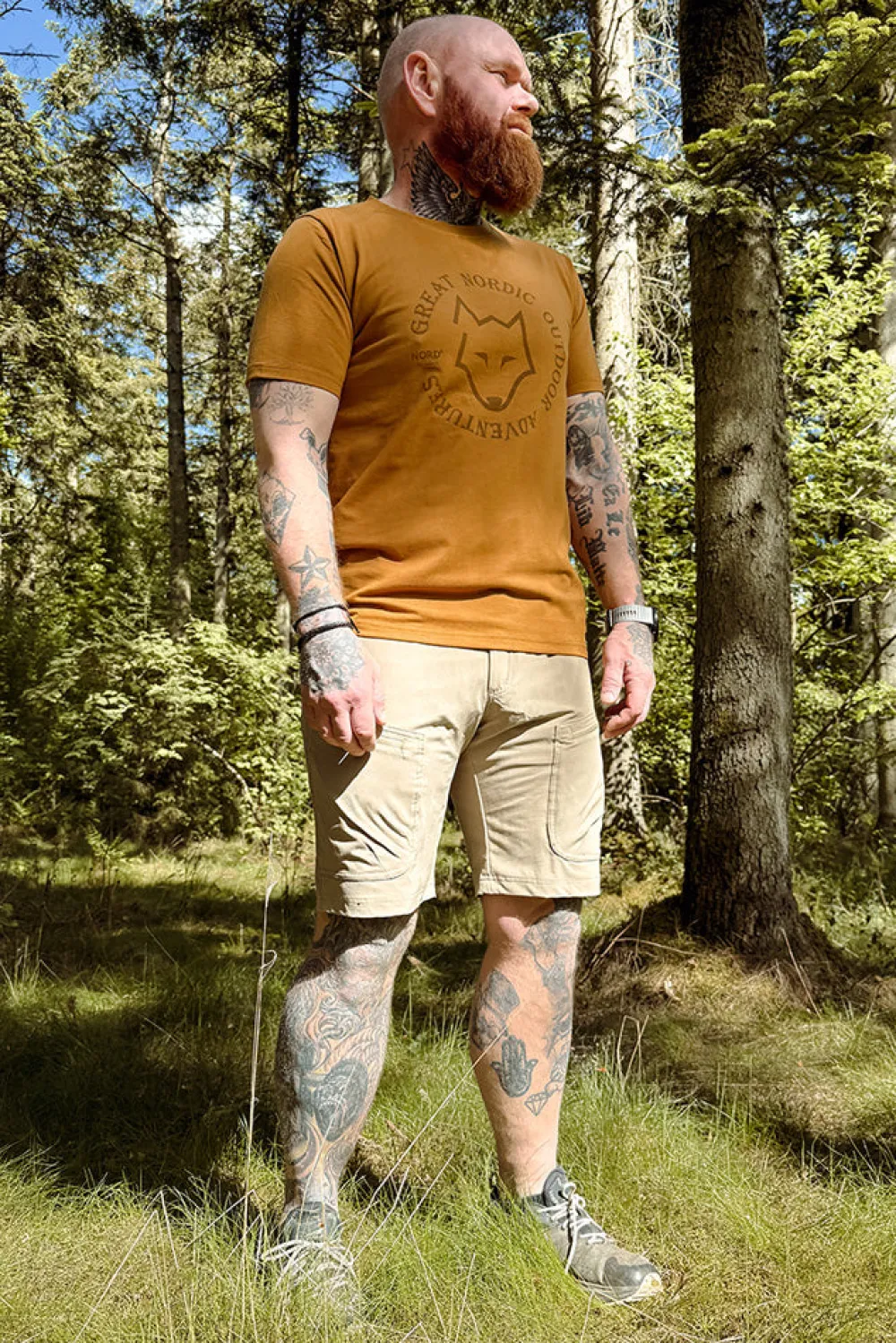 Discount Nord Ove 25, Sr - Herre Outdoor Shorts Sand