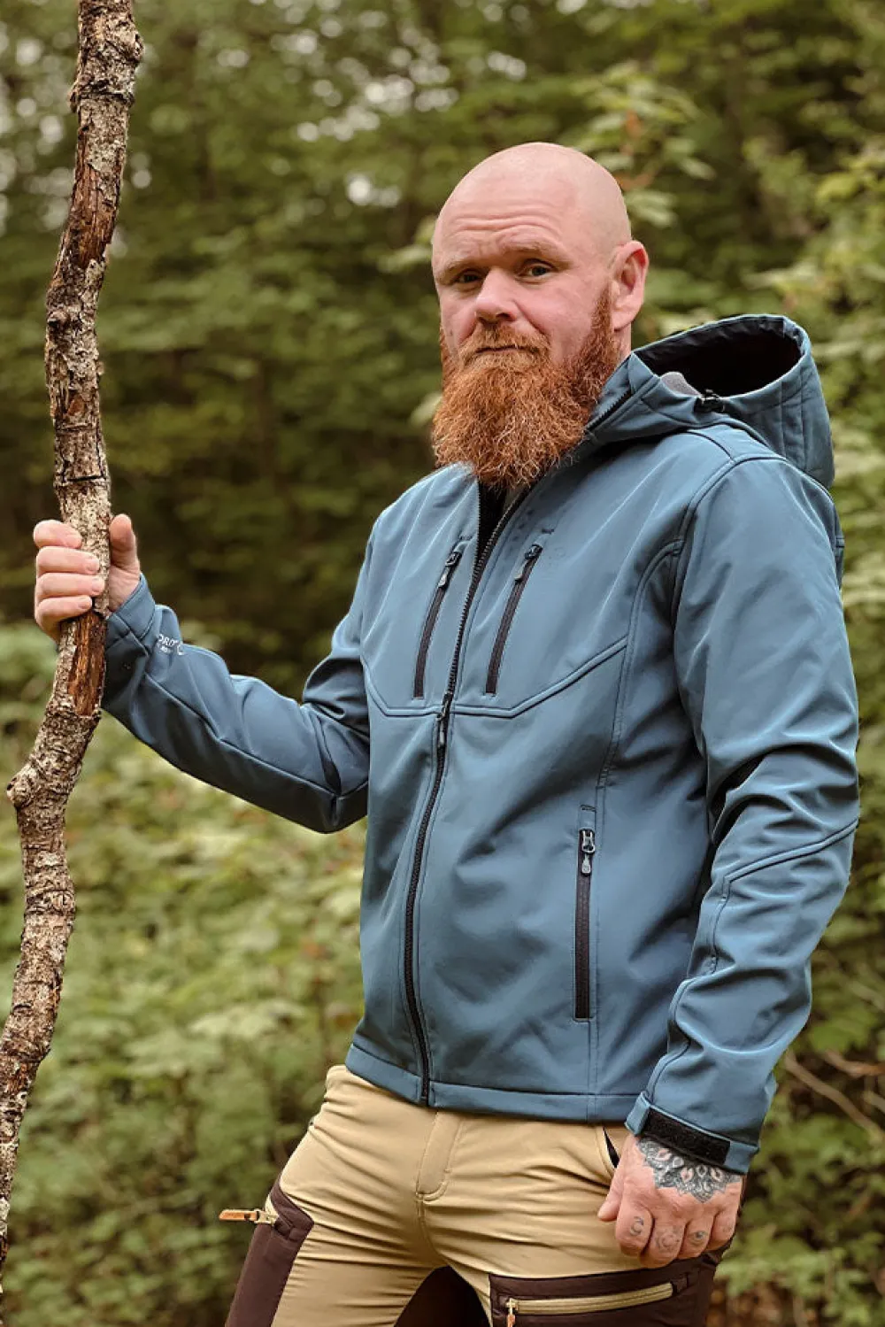 New Nord Oliver 24, Sr - Herre Softshell Jakke Blå