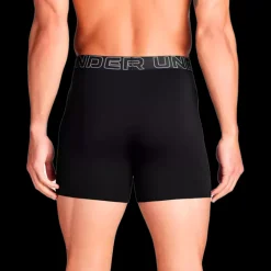 New Under Armour 3-Pack Charged Cotton Boxer - Herre bokseshorts Sort