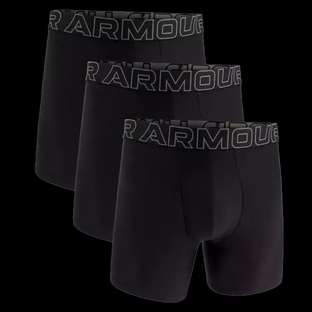 Hot Under Armour 3-Pack Perf Tech Boxer - Herre Boksershorts Sort