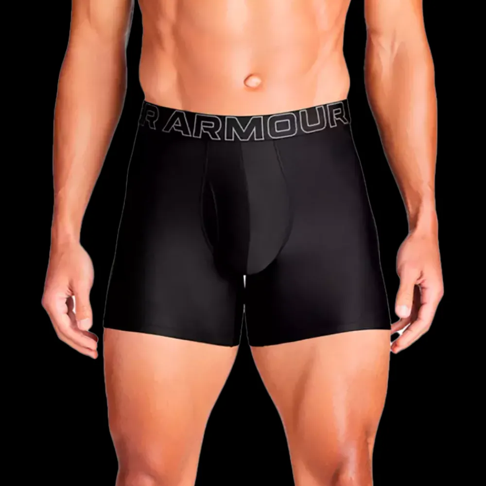Hot Under Armour 3-Pack Perf Tech Boxer - Herre Boksershorts Sort