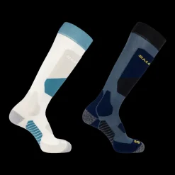 Outlet Salomon 2-Pack S/Acces Ski Sock - Skisokker Hvid