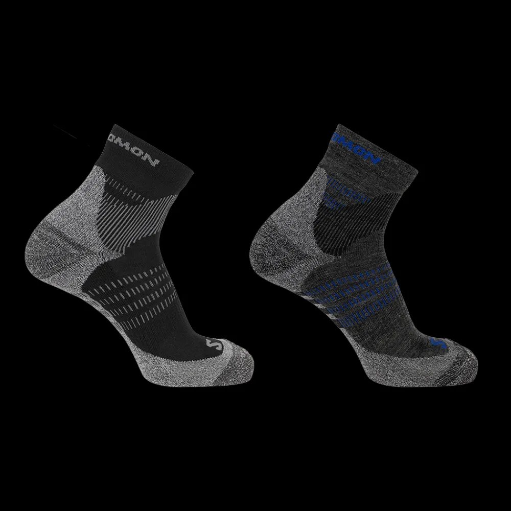 Fashion Salomon 2-Pack X Ultra Access Quarter Sock - Sokker Sort