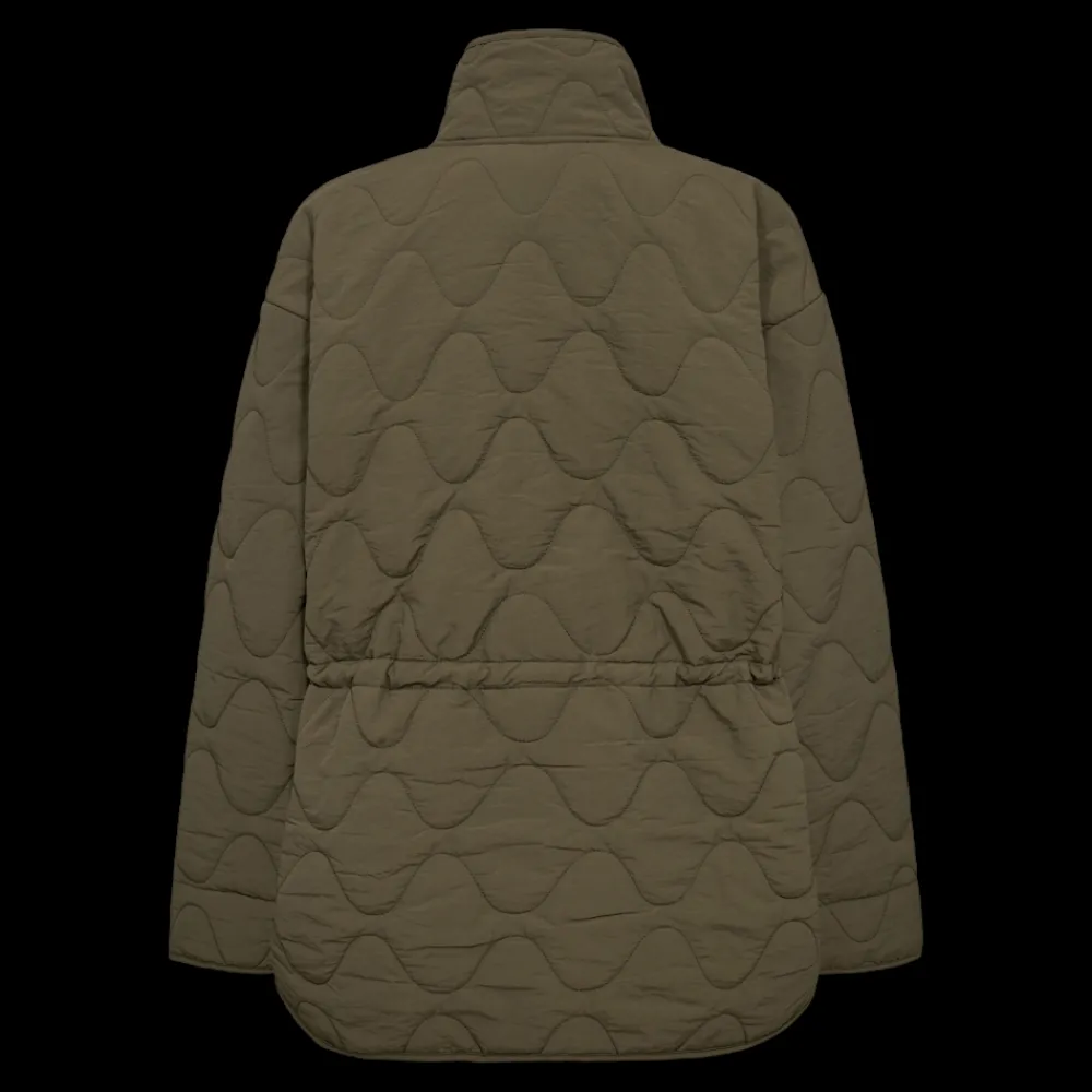 Online Just Penny Quilted Jacket, W. - Dame Fritidsjakke Grøn