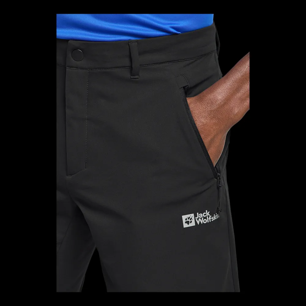 Online Jack Wolfskin Pico Trail Shorts - Herre Outdoor Shorts Sort