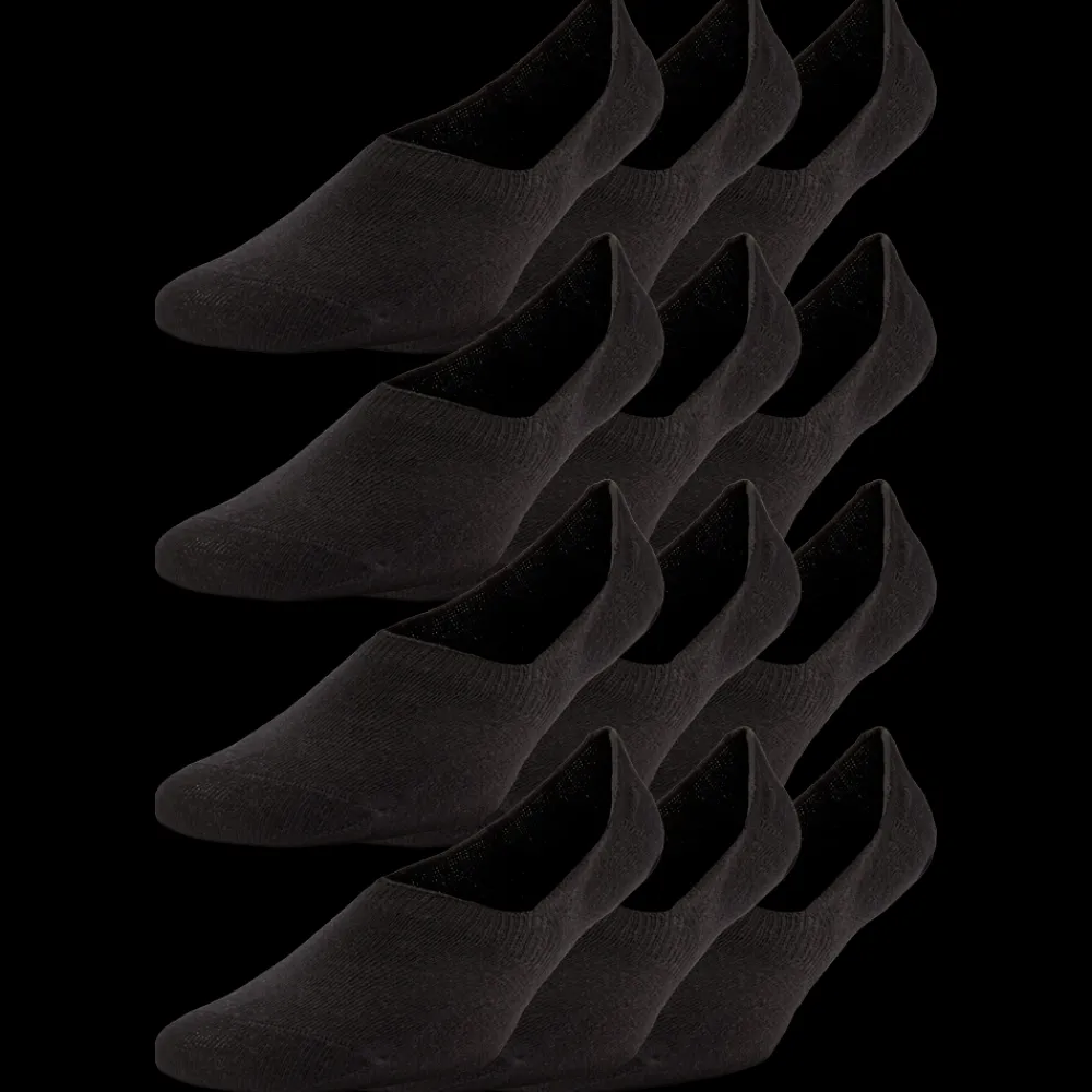 Hot Fabrin Copenhagen 12 pk. No Show, Uni. - Sokker Sort