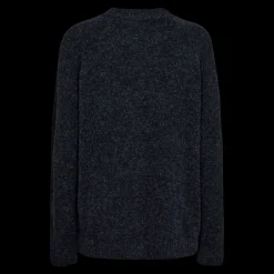 New Fabrin Copenhagen Pullover Rib Neck 24, W. - Dame Striktrøje Blå