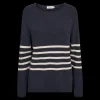 Discount Fabrin Copenhagen Pullover Rullekant 25, W. - Dame Striktrøje Blå