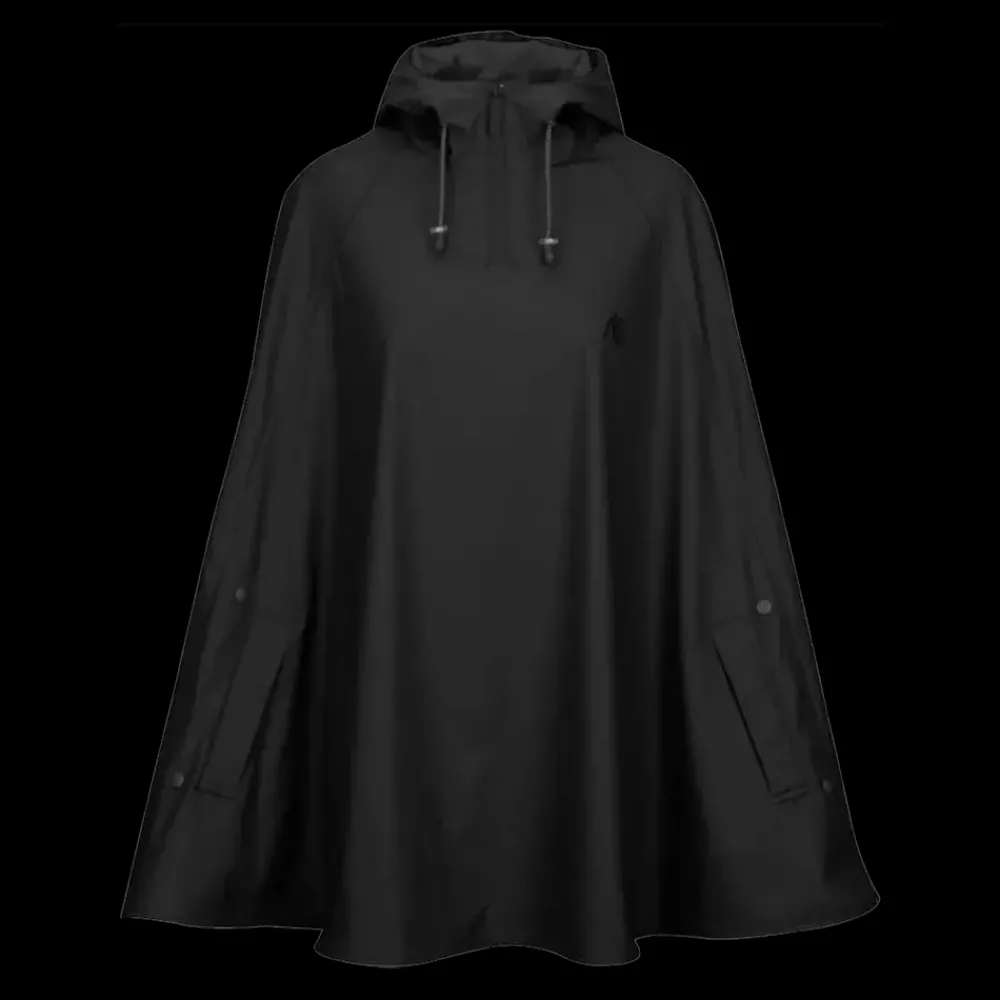 New Ralka Rain Poncho - Voksen Regnponcho Sort