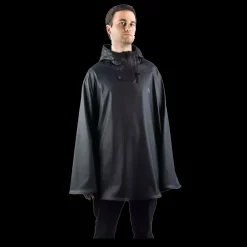 New Ralka Rain Poncho - Voksen Regnponcho Sort