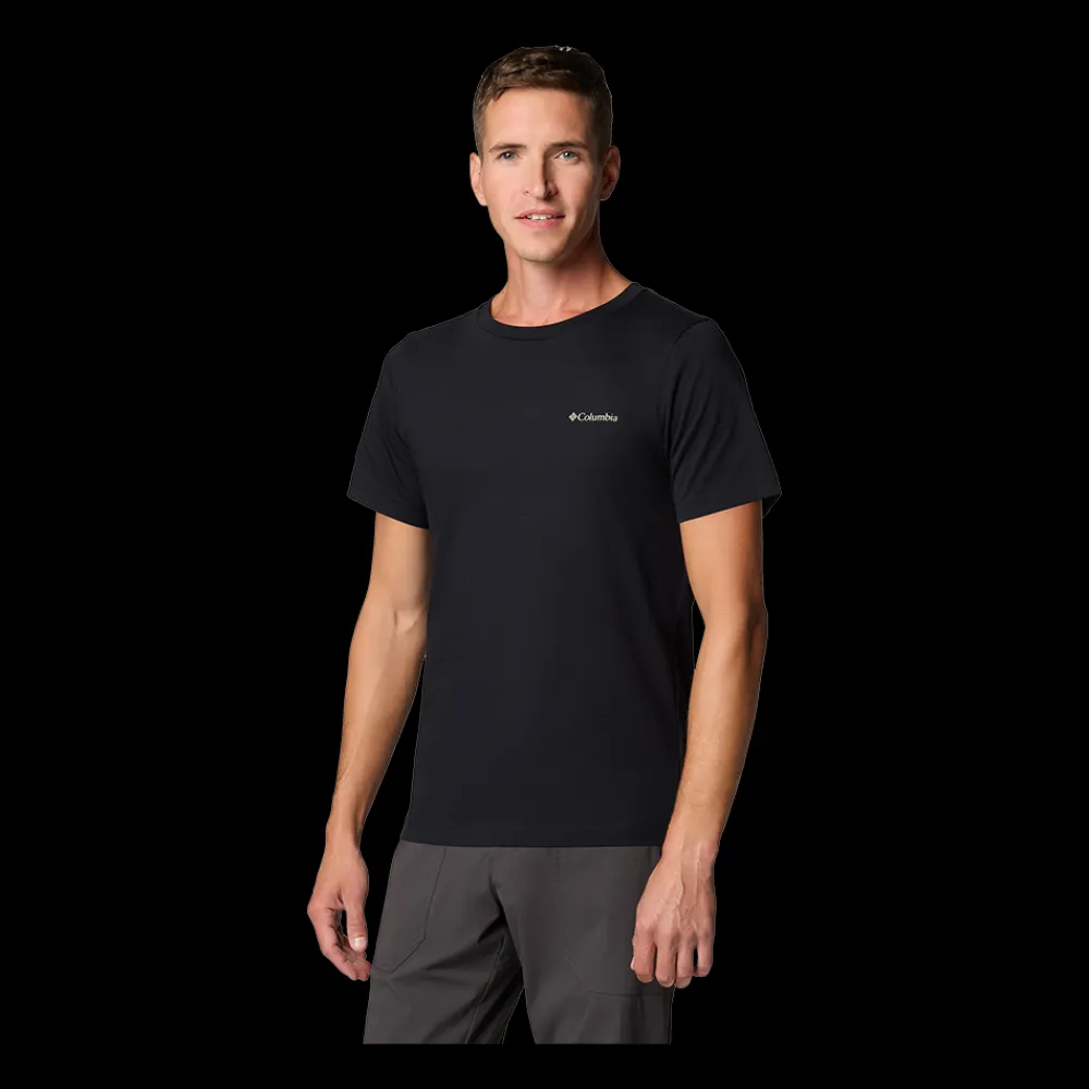 Outlet Columbia Rapid Ridge Graphic Tee - Herre T-shirt Sort