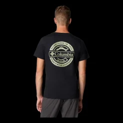 Outlet Columbia Rapid Ridge Graphic Tee - Herre T-shirt Sort