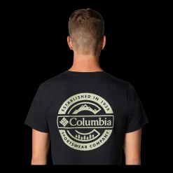 Outlet Columbia Rapid Ridge Graphic Tee - Herre T-shirt Sort