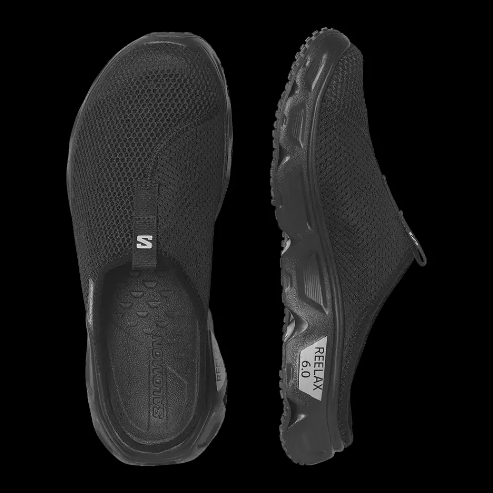 Hot Salomon Reelax Slide 6.0 - Herre Slippers Sort