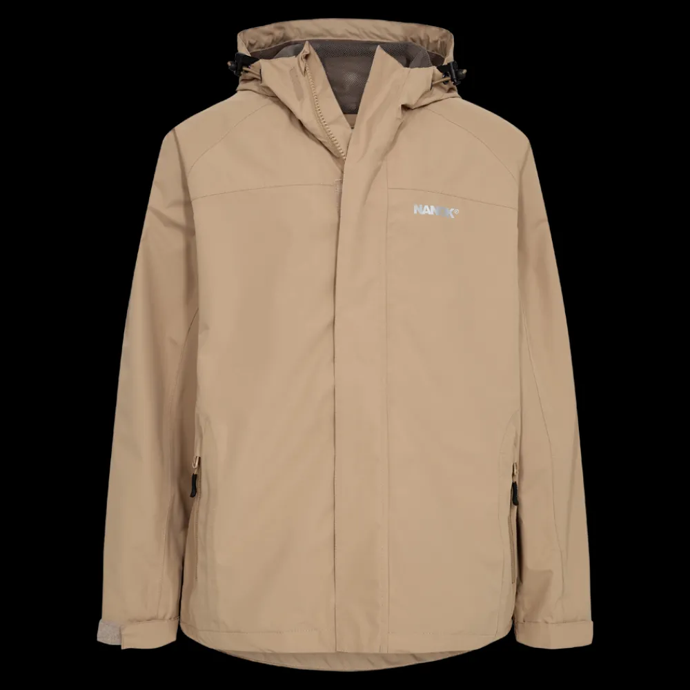 Clearance Nanok Retford 24, Jr - Børne Regnjakke Sand