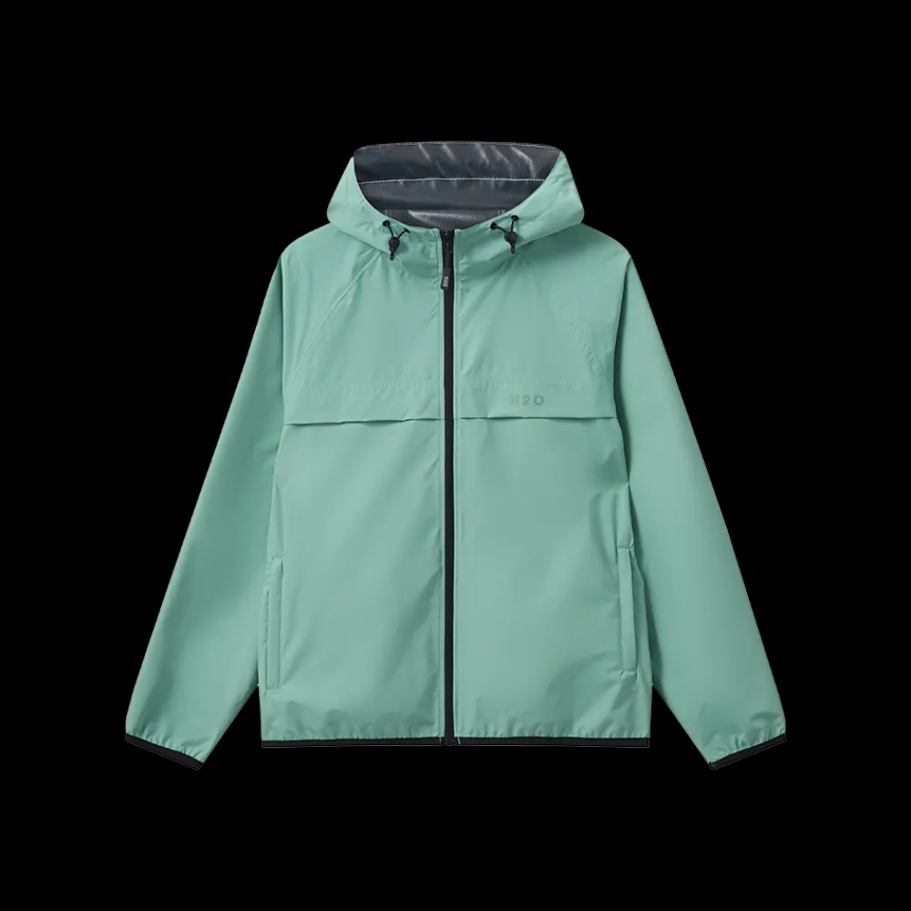 Clearance H2O Rømø LW Rain Jacket Packable - Regnjakke Grøn
