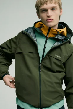 Online H2O Rømø LW Rain Jacket Packable - Regnjakke Grøn