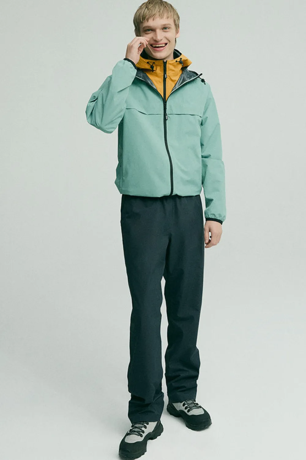 Clearance H2O Rømø LW Rain Jacket Packable - Regnjakke Grøn