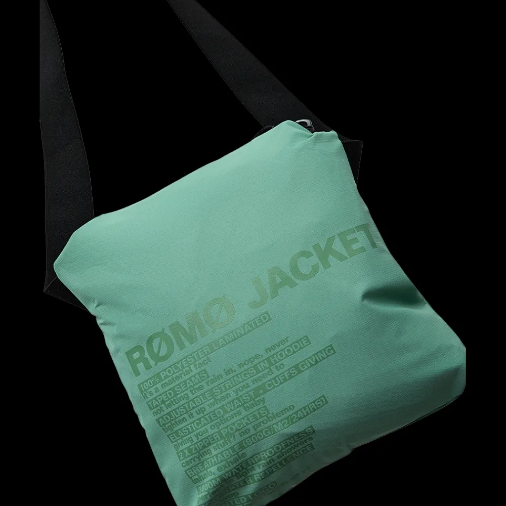 Clearance H2O Rømø LW Rain Jacket Packable - Regnjakke Grøn