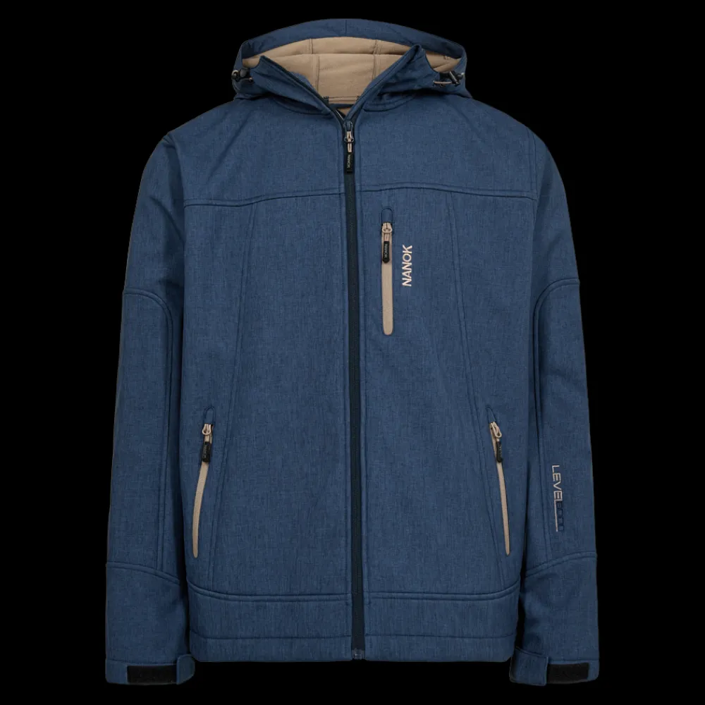 Discount Nanok Rock 25, Sr - Herre Softshell Jakke Blå