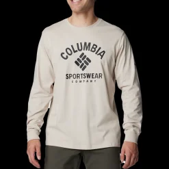 Online Columbia Rockaway River Graphic LS T-Shirt - Herre Langærmet T-Shirt Sand