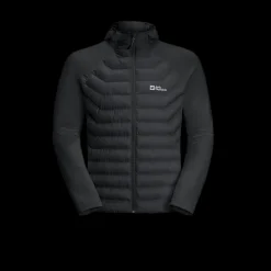 Sale Jack Wolfskin Routeburn Pro Hybrid - Herre Vinterjakke Sort