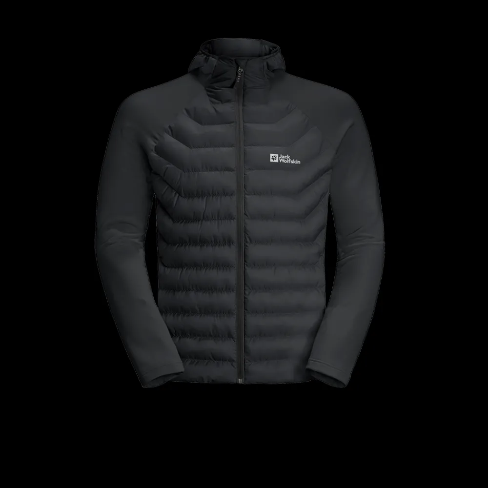 Sale Jack Wolfskin Routeburn Pro Hybrid - Herre Vinterjakke Sort