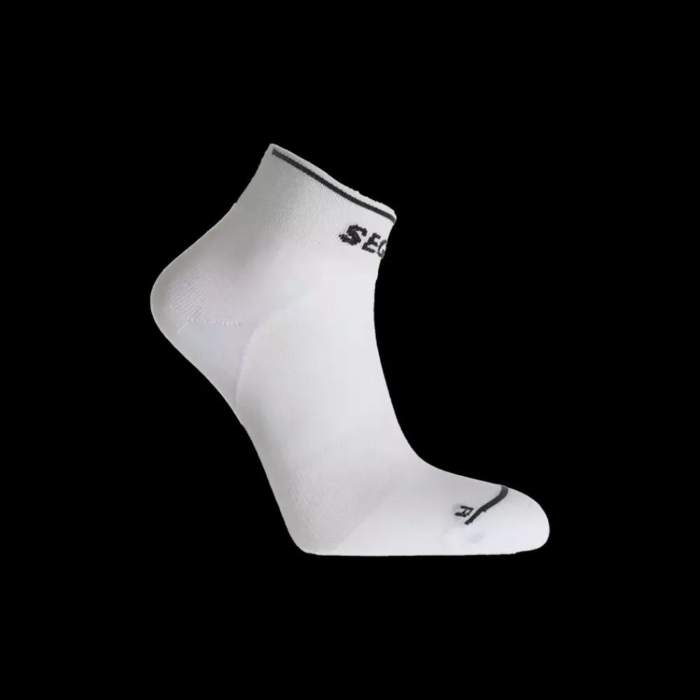 Outlet Seger Running Basic - Voksen løbesokker Hvid
