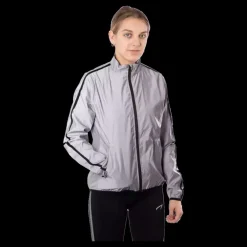 Clearance Avento Running Jacket Women Reflective - Dame Refleksjakke Grå