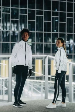 Clearance Avento Running Jacket Women Reflective - Dame Refleksjakke Grå