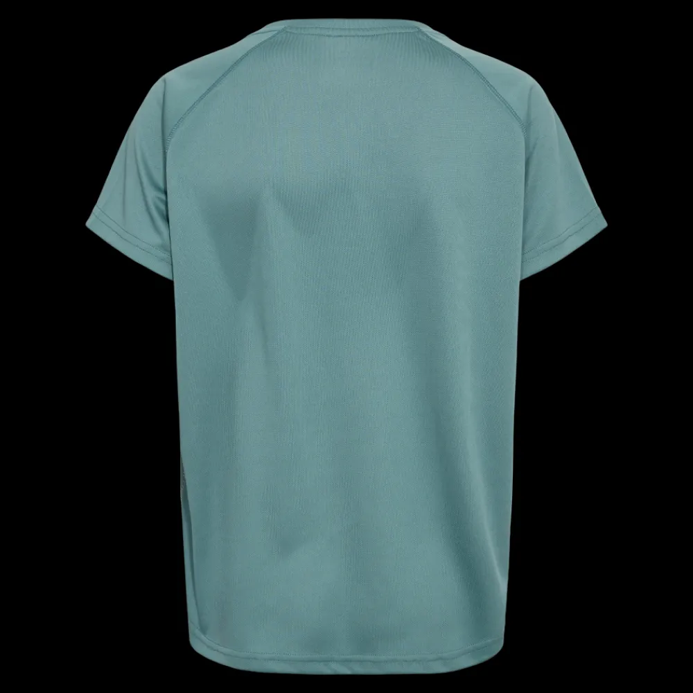 Hot Nico Saga 25, W - Dame Fitness T-shirt Blå