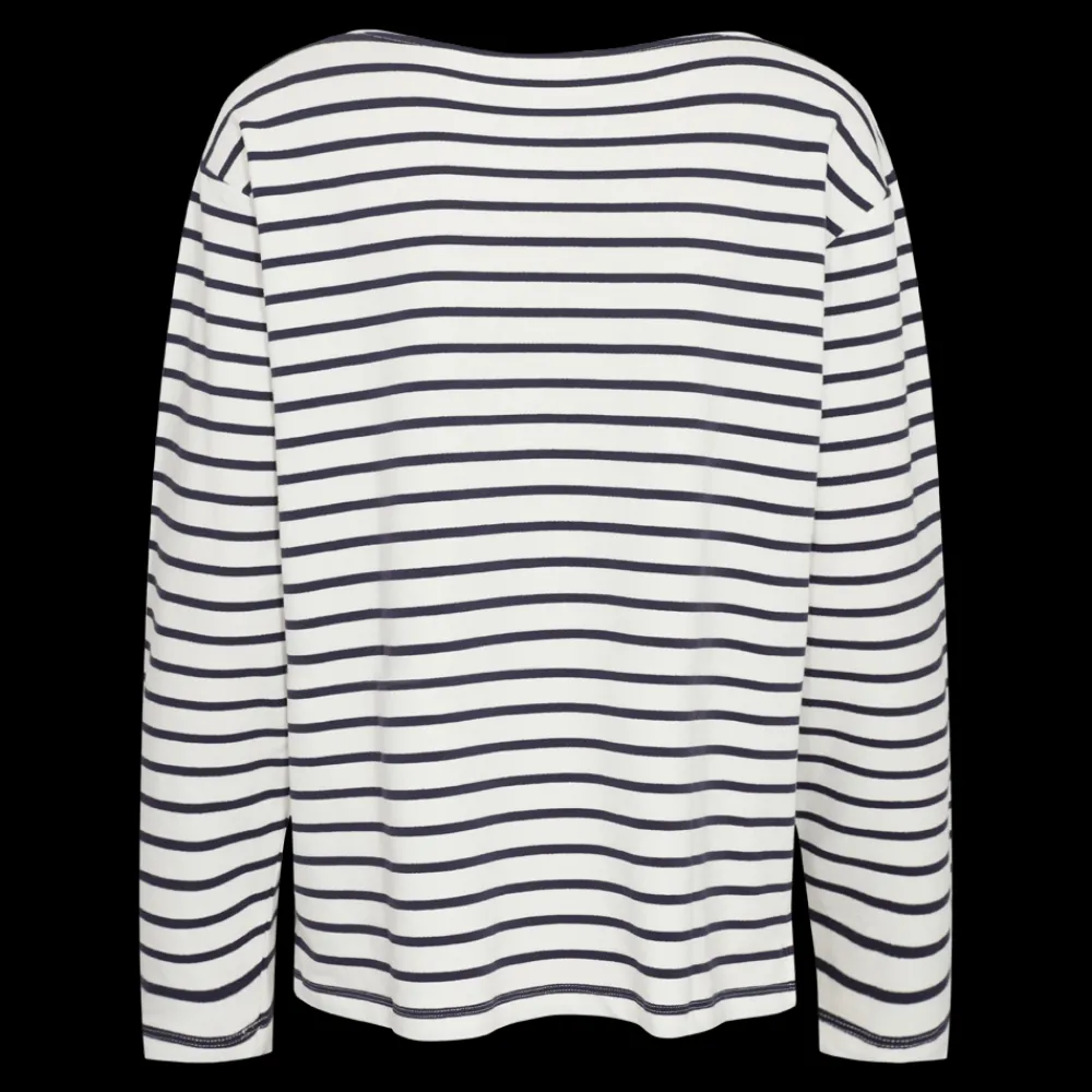 Hot Fabrin Copenhagen Sailor Blouse 25, W. - Langærmet Dame T-shirt Blå