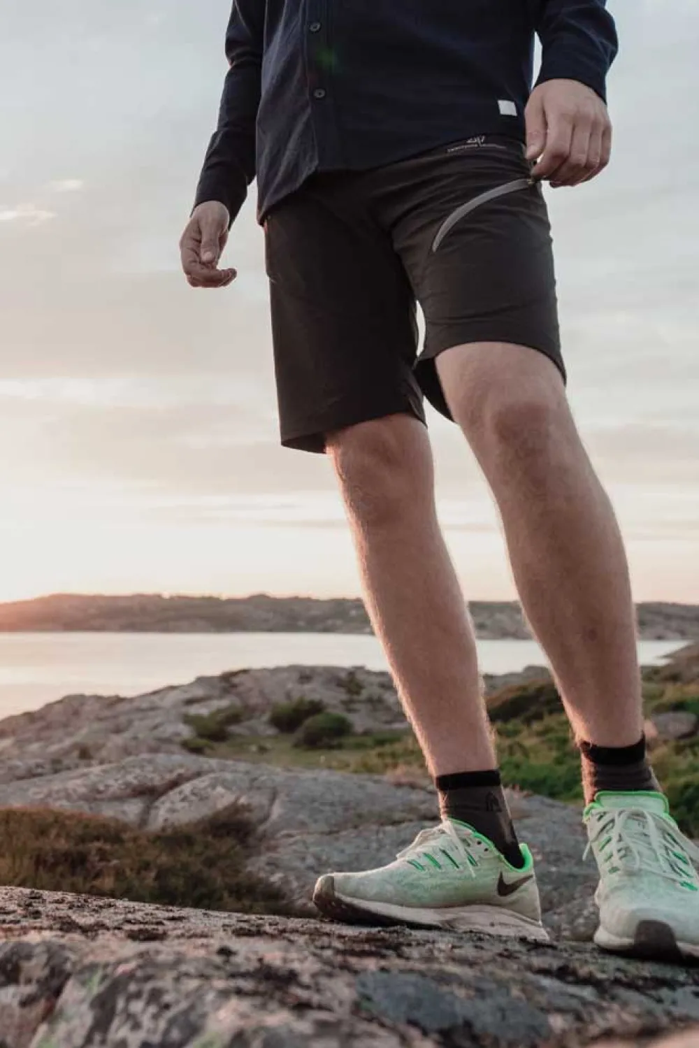 Outlet 2117 of Sweden Sandhem Outdoor Shorts - Herre Shorts Sort