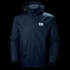 Discount Helly Hansen Seven J Jacket - Herre Regnjakke Blå