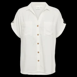 Outlet Fabrin Copenhagen Shirt S/S 25, W. - Dame Skjorte Hvid