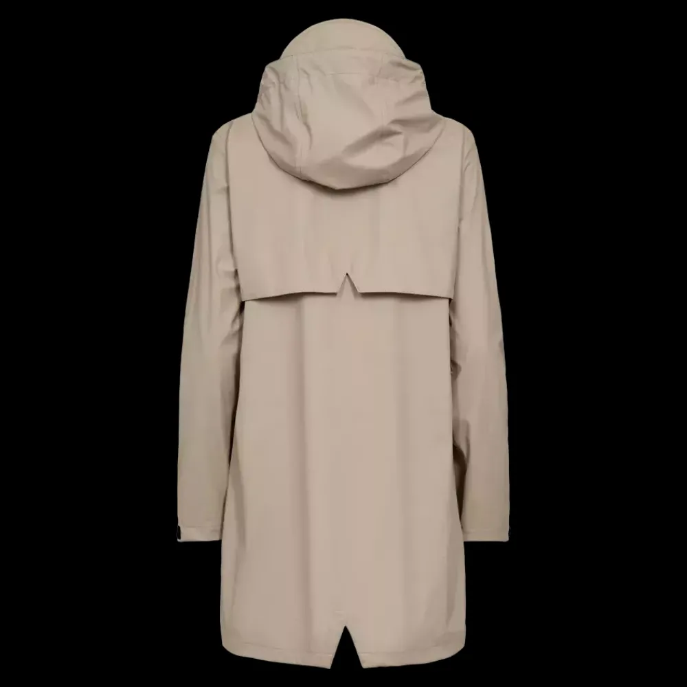 Fashion Nanok Shower, W - Dame Regnjakke Sand