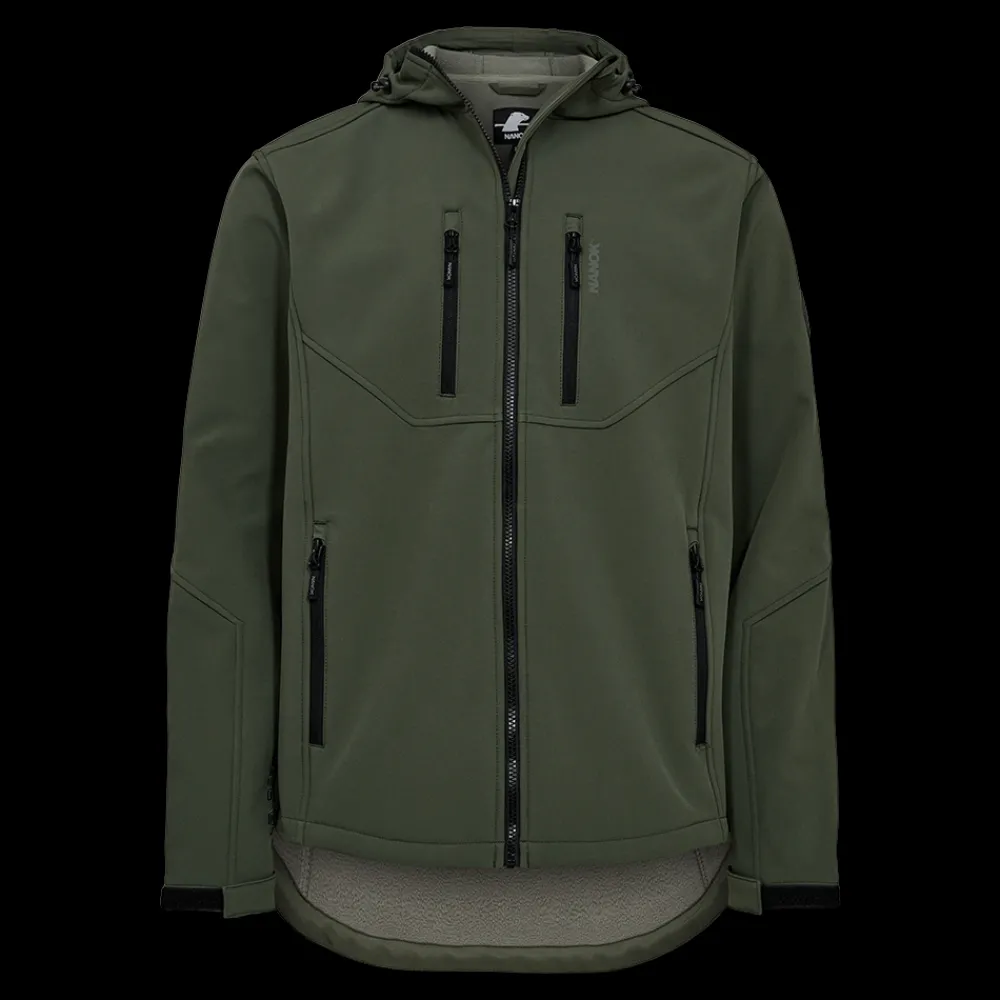 Fashion Nanok Silas 25, Sr - Herre Softshell Jakke Grøn